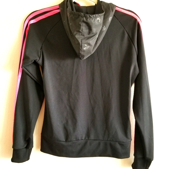 ADIDAS LADIES ZIP UP HOODED JACKET Price is Frim - Picture 7 of 8